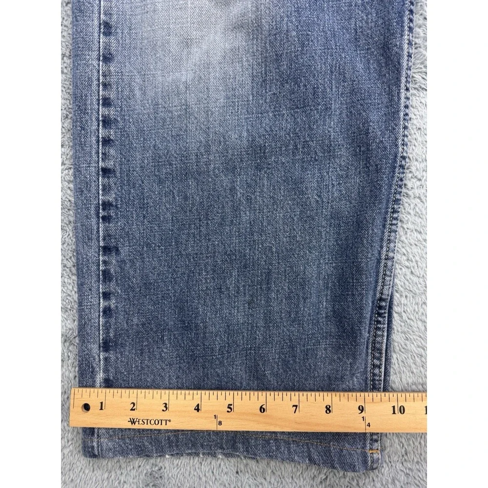 VTG Levis 569 Jeans Men‎ 36x32 Blue Loose Baggy Straight Distress Denim Y2K 04'